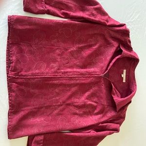 Vintage suede long sleeve